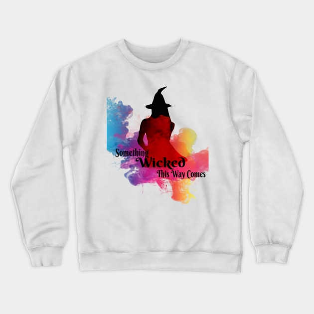 Something Wicked This Way Comes Crewneck Sweatshirt by Bunnuku